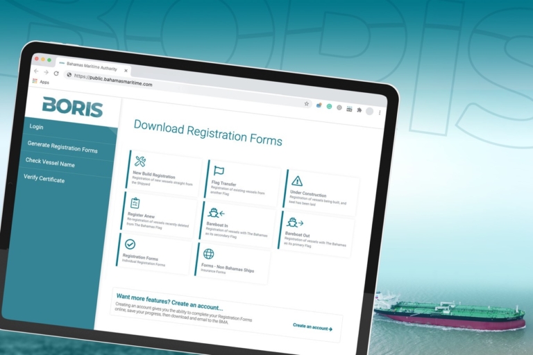 Bahamas Online Ship Registration System BORIS