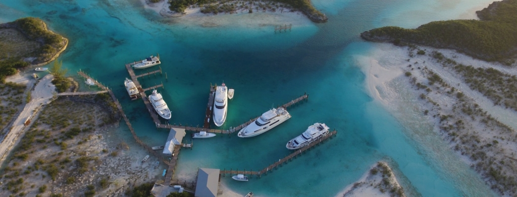 Yachts in Bahamas